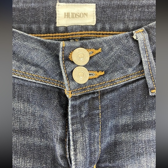 Hudson Womens Dark Wash slim Collin Skinny Ankle Jeans Sz28x25 (sku68) - Picture 2 of 16
